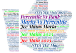Marks vs Rank JEE Mains 2023