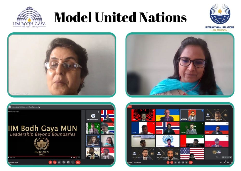 Model United Nations at IIM Bodh Gaya IIM BG