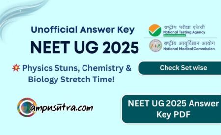 NEET UG Answer Key PDF. Check section wise NEET UG Answer Key