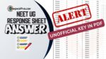 NEET UG 2024 Answer key Unofficial Download