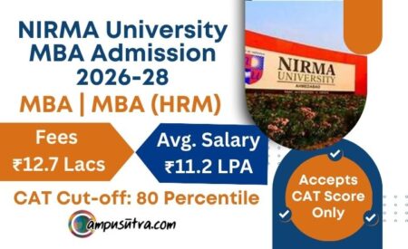 NIRMA University MBA Admission