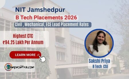 NIT Jamshedpur B Tech Placement