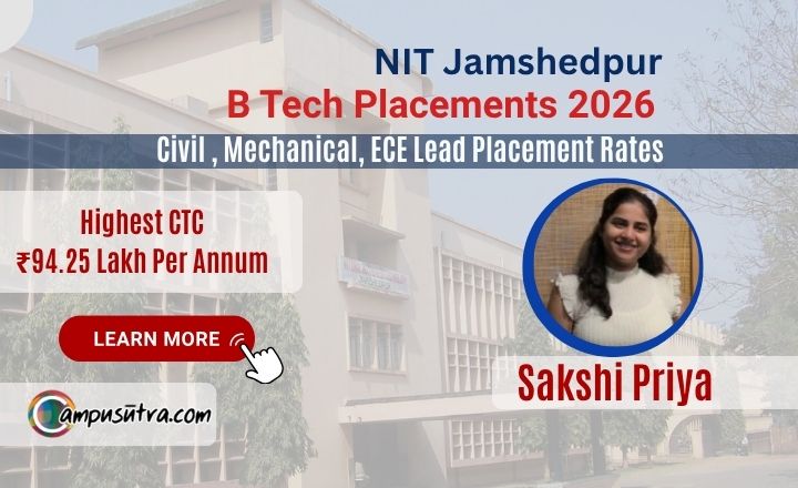 NIT Jamshedpur B Tech Placement 2026
