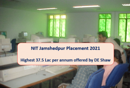 NIT Jamshedpur Placement Report 2021