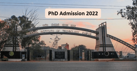 NIT Raipur PhD Admission