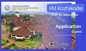 IIM Kozhikode PGP BL Admission