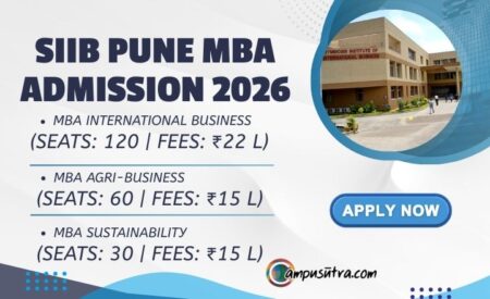 SIIB Pune MBA Admission 2026