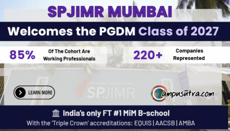 SPJIMR Mumbai Welcomes a new Batch with 85% of Working professionals SPJIMR 2027