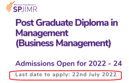 SPJIMR PGDM BM Admission 2023 SPJIMR Admission 2022