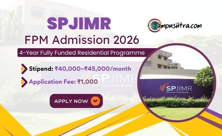 SPJIMR Opens Application for FPM Admission 2026