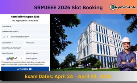 SRMJEEE Slot Booking