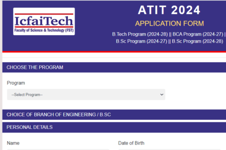 icfai admission