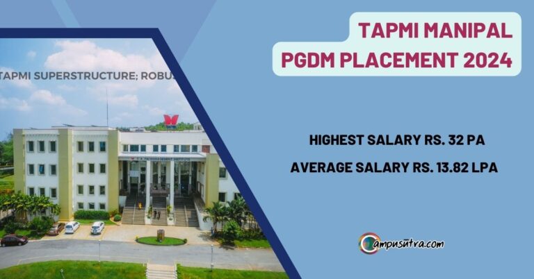 TAPMI MBA Placements