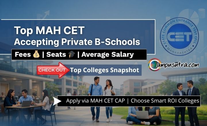 Top MAH CET Accepting Private B Schools MAH CET Accepting Private B Schools