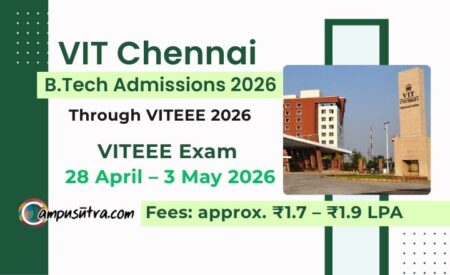 VIT Chennai Admission 2026