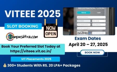 VITEEE Slot Booking