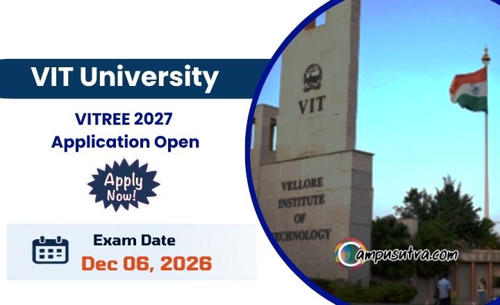 VITREE 2027 Application Open, VIT PhD Admission VITREE