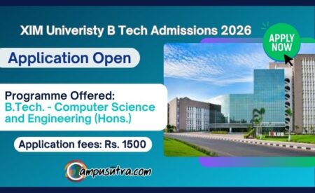 XIM Univeristy B Tech Admissions