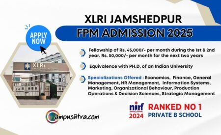 XLRI Jamshedpur FPM Admission