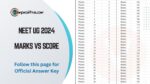 NEET UG Marks vs Rank