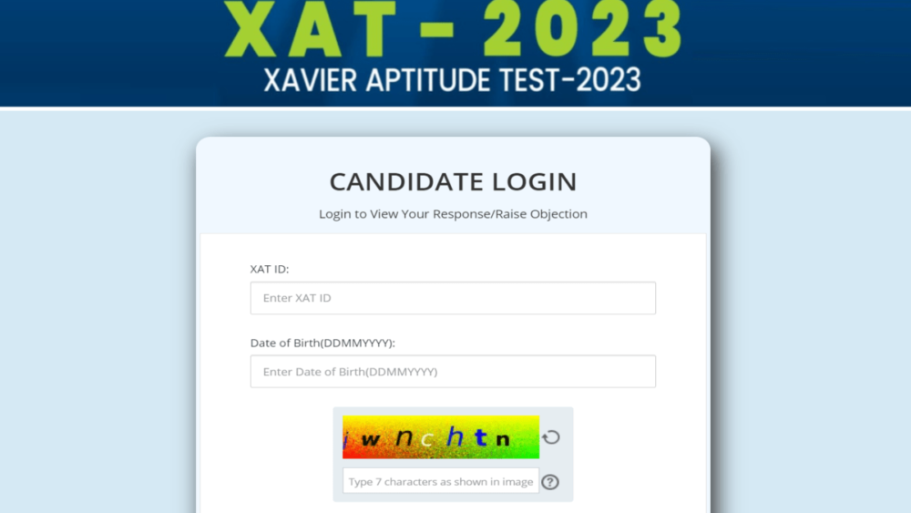 XAT 2023 Exam answer key objection window open Now